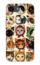 Cool Cat iPhone 16e Hard Case Back Cover by Casekaro