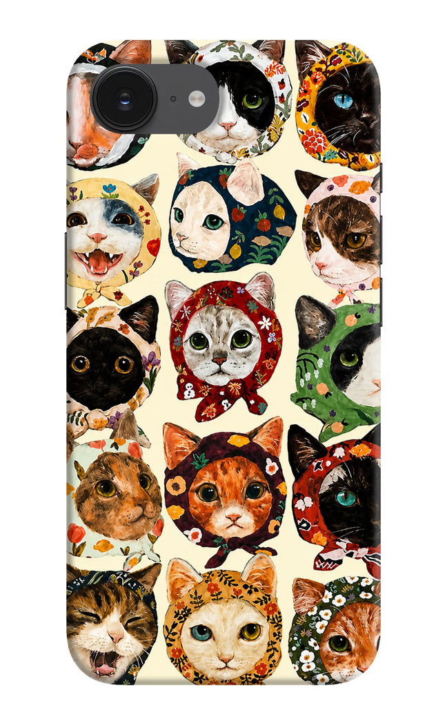 Cool Cat iPhone 16e Hard Case Back Cover by Casekaro