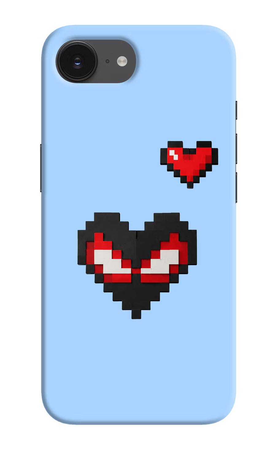 Peter Heart iPhone 16e Back Cover, Hard case