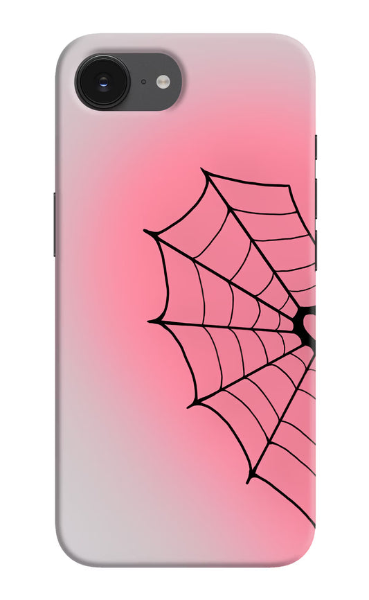 Pink Web iPhone 16e Hard Case Back Cover by Casekaro