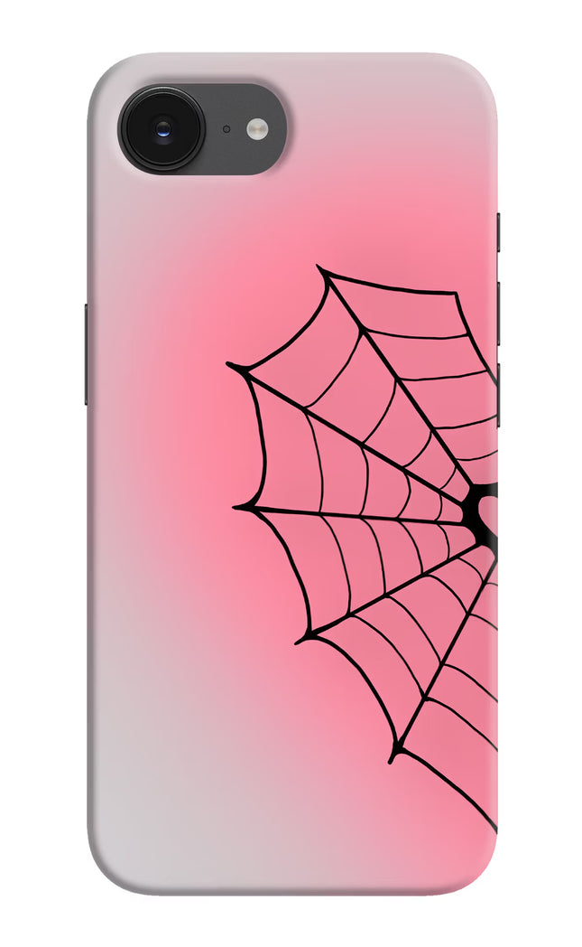 Pink Web iPhone 16e Hard Case Back Cover by Casekaro