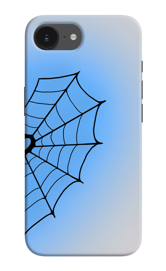 Blue Web iPhone 16e Hard Case Back Cover by Casekaro