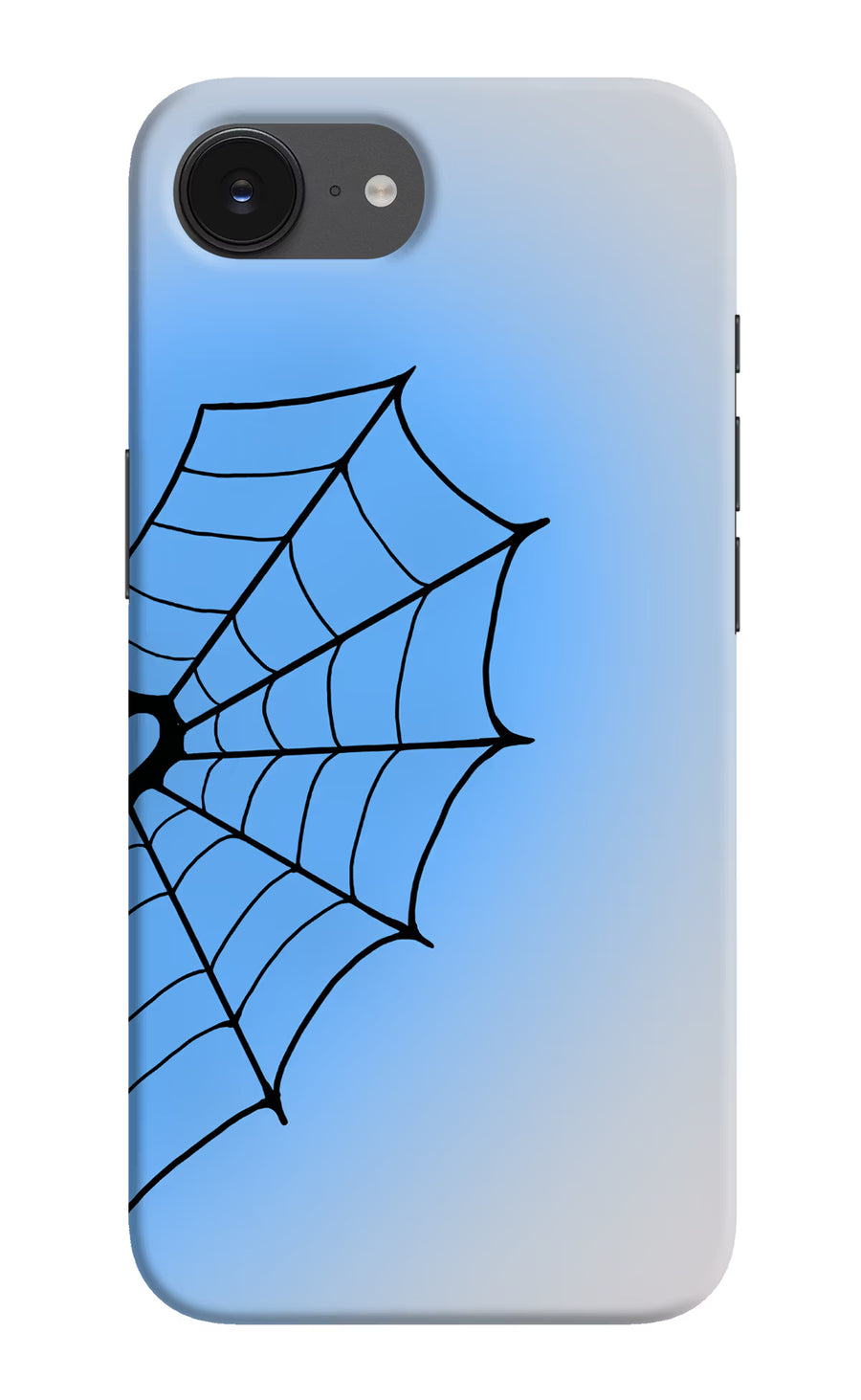Blue Web iPhone 16e Back Cover, Hard case