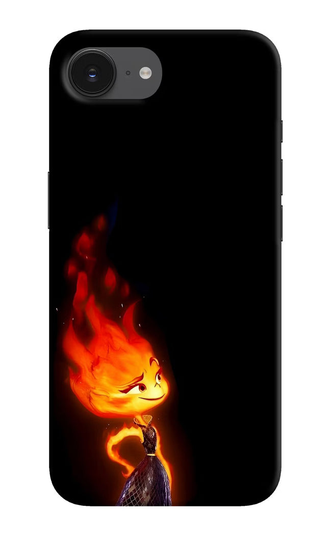 Ember Flame iPhone 16e Hard Case Back Cover by Casekaro