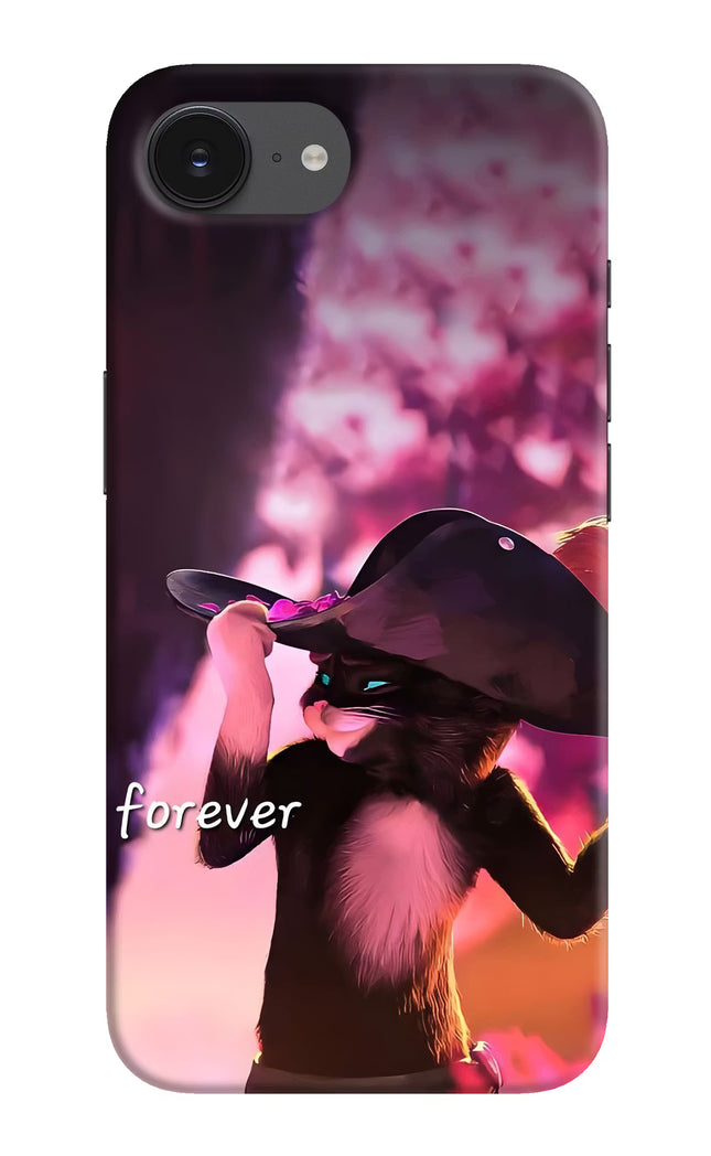 Forever Cat iPhone 16e Hard Case Back Cover by Casekaro