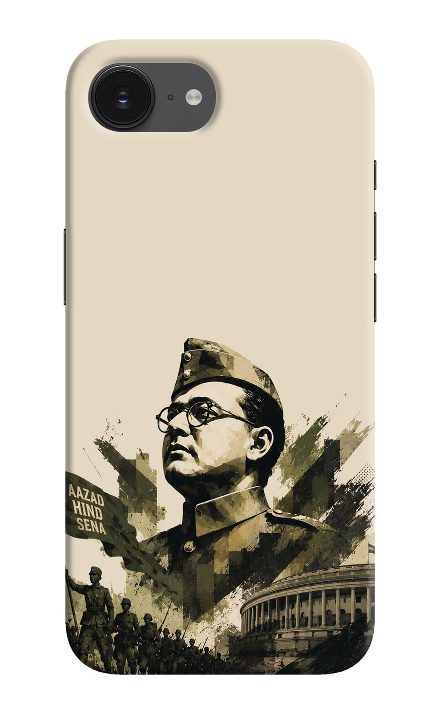Netaji Rising iPhone 16e Back Cover, Hard case