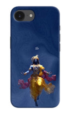 Cosmic Krishna iPhone 16e Hard Case Back Cover by Casekaro