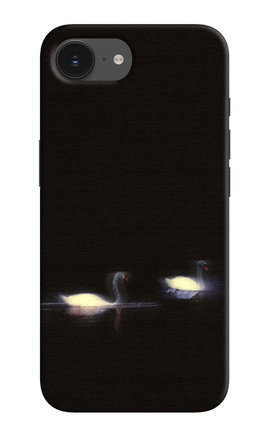 Silent Swans iPhone 16e Back Cover, Hard case
