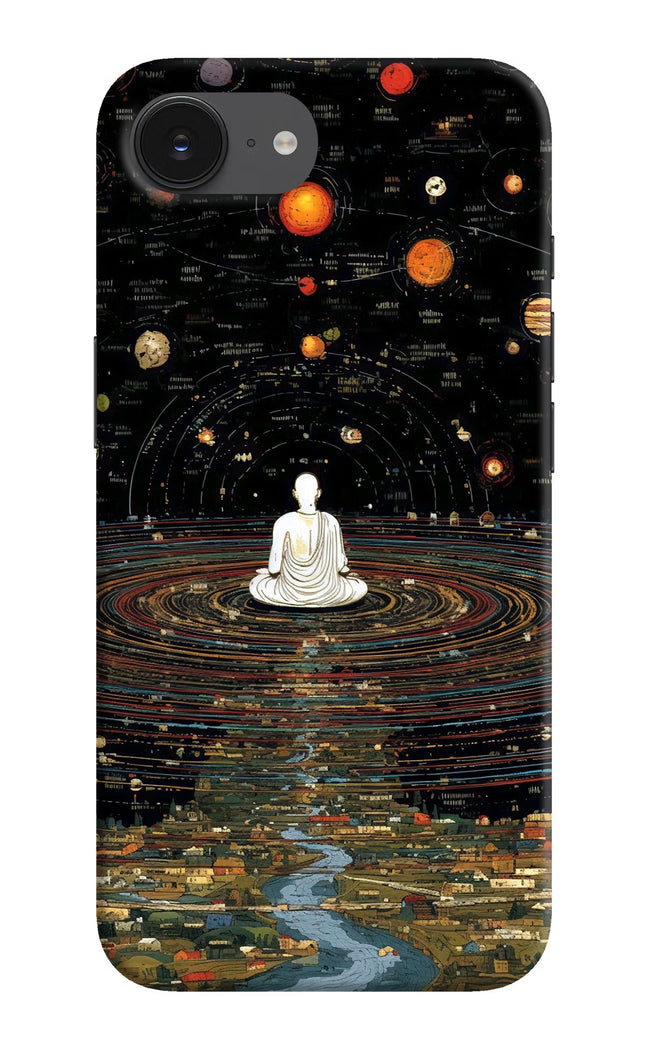 Space Monk iPhone 16e Hard Case Back Cover by Casekaro
