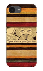 Vinyl Stripes iPhone 16e Hard Case Back Cover by Casekaro