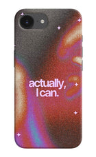 Pink Aura iPhone 16e Hard Case Back Cover by Casekaro