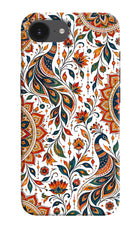White Mayura iPhone 16e Hard Case Back Cover by Casekaro