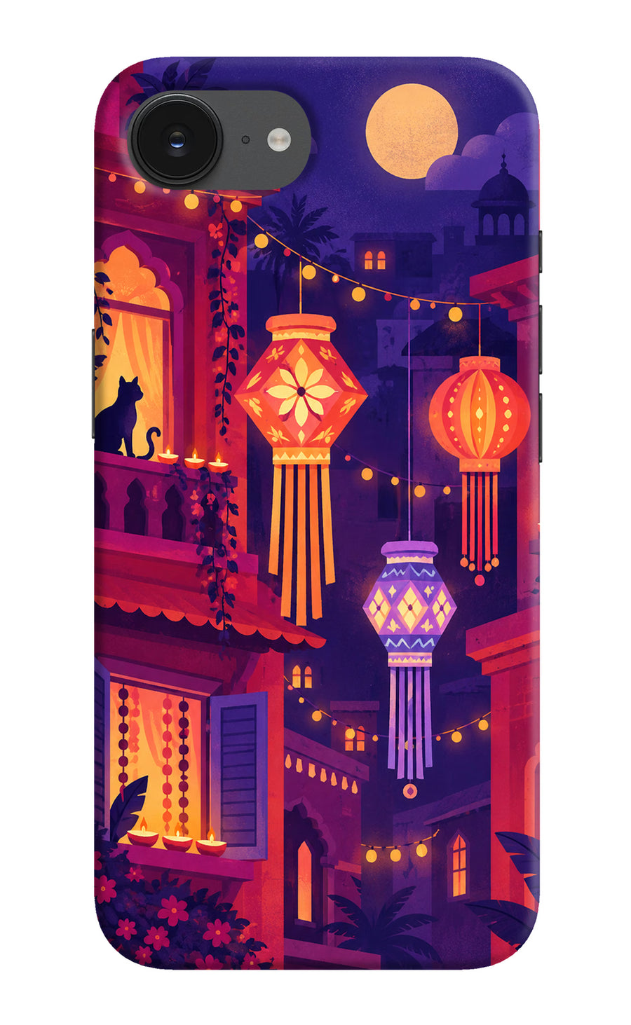 Lantern Lane iPhone 16e Back Cover, Hard case