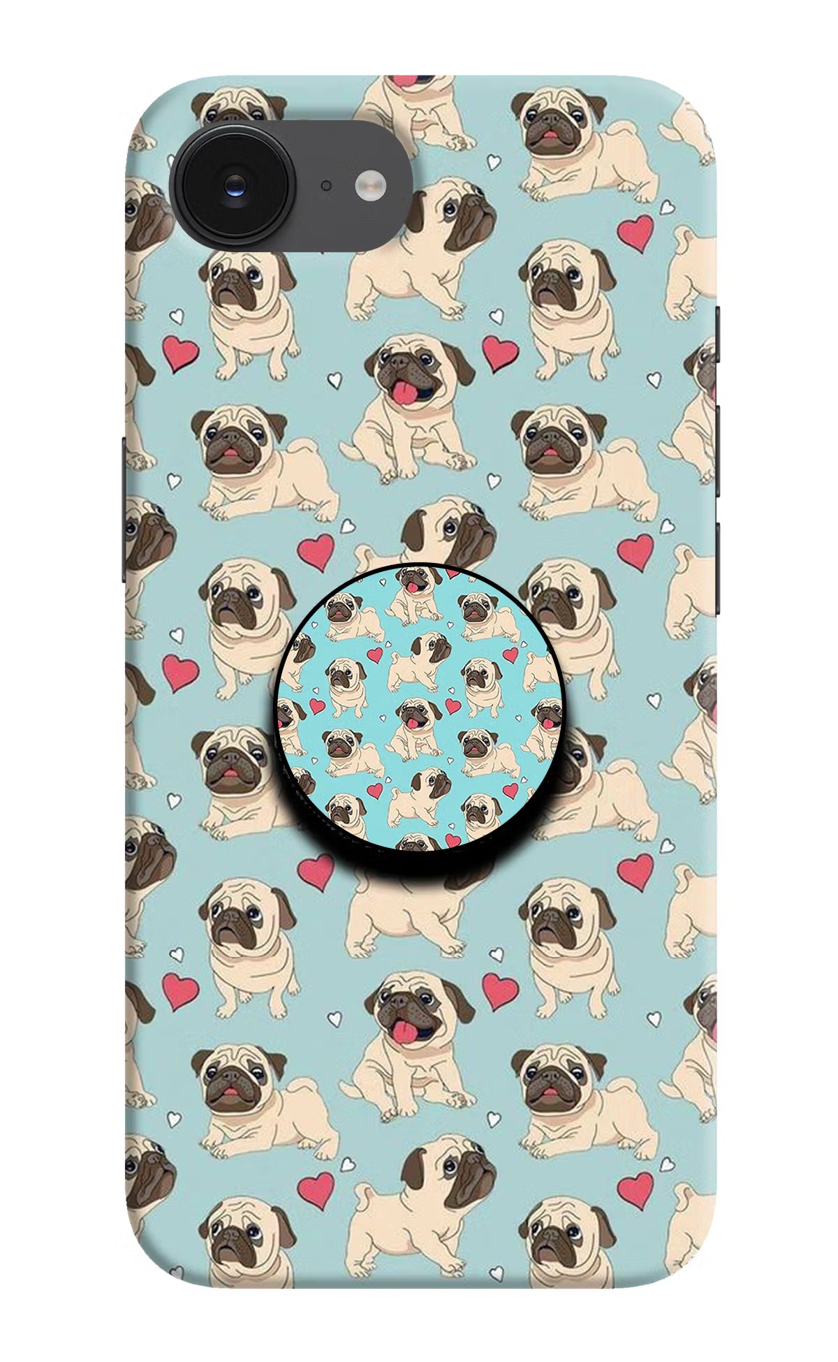 Pug Dog iPhone 16e Pop Case by Casekaro