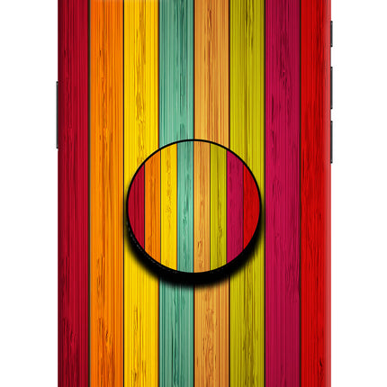 Multicolor Wooden iPhone 16e Pop Case by Casekaro