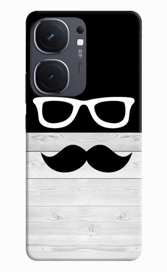 Mustache IQOO Neo9 Pro Hard Case Back Cover by Casekaro