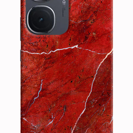 Red Marble Design IQOO Neo9 Pro Hard Case Back Cover by Casekaro