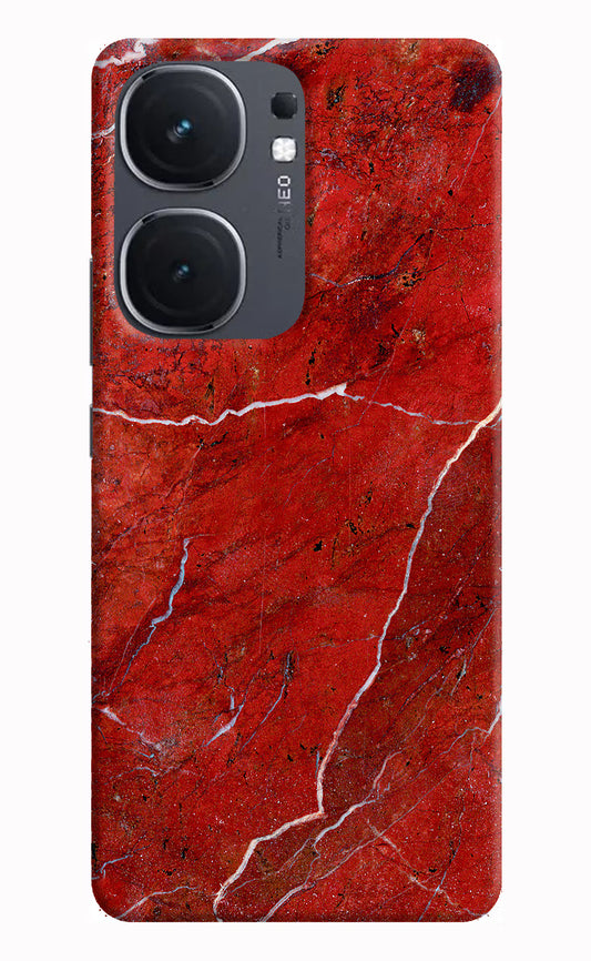 Red Marble Design IQOO Neo9 Pro Hard Case Back Cover by Casekaro