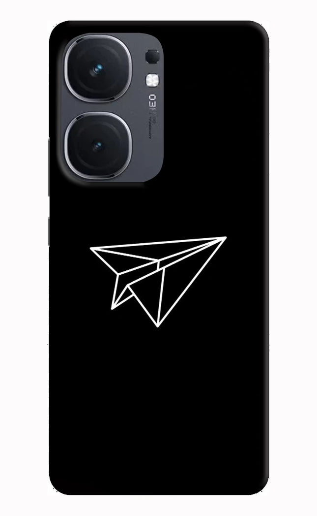 Paper Plane White IQOO Neo9 Pro Hard Case Back Cover by Casekaro