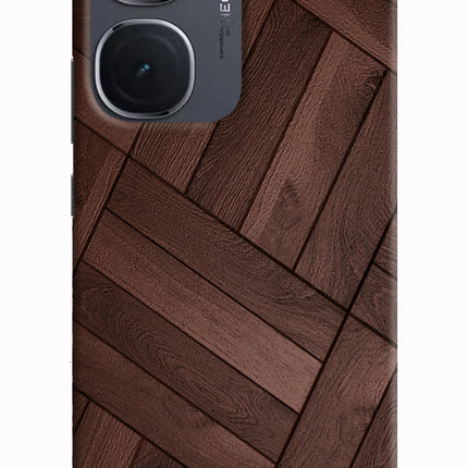 Wooden Texture Design IQOO Neo9 Pro Hard Case Back Cover by Casekaro