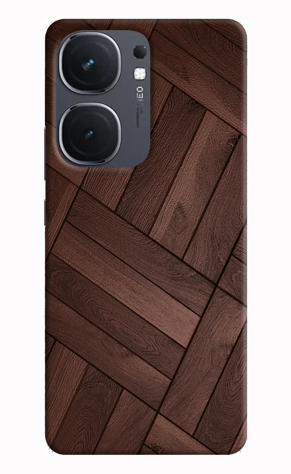 Wooden Texture Design IQOO Neo9 Pro Hard Case Back Cover by Casekaro