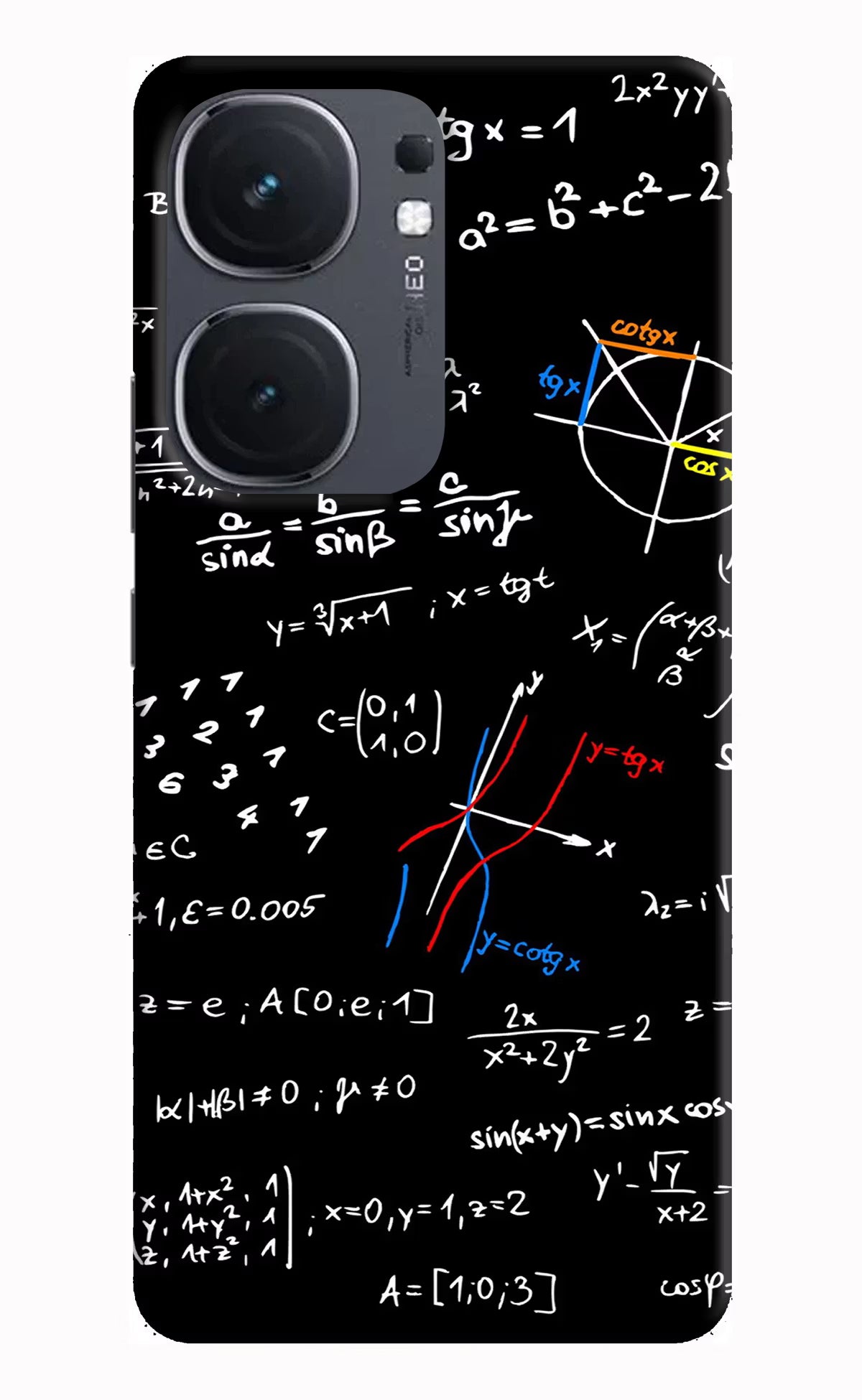 Mathematics Formula IQOO Neo9 Pro Hard Case Back Cover by Casekaro