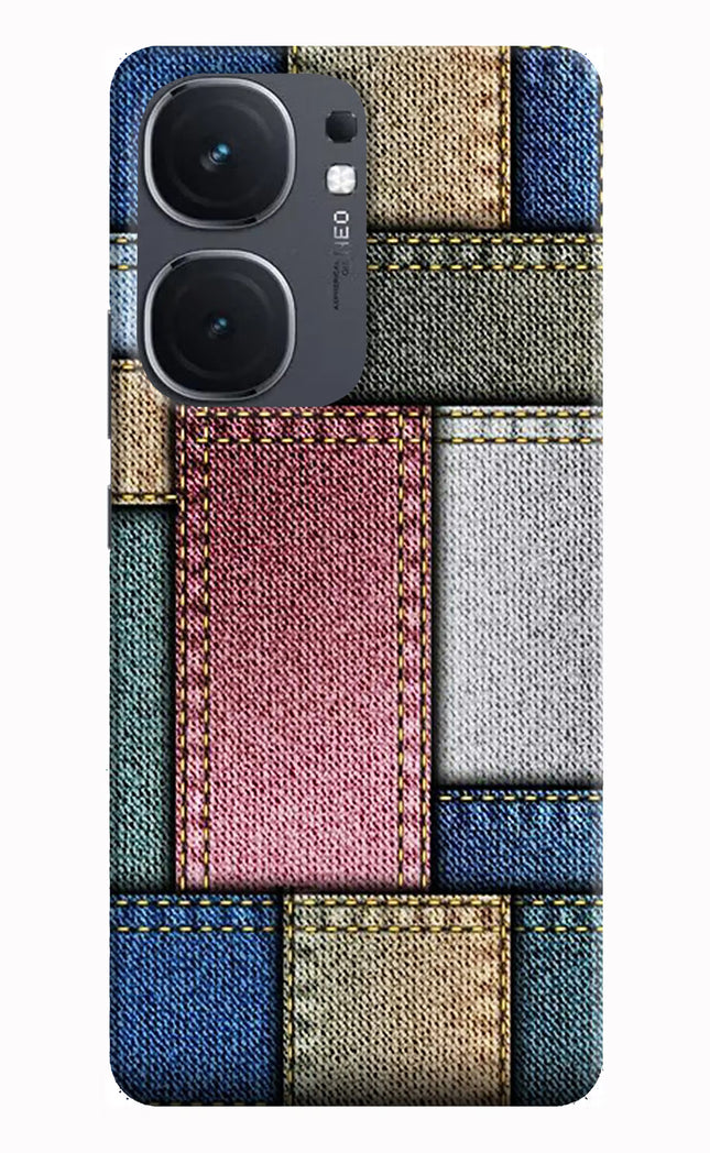 Multicolor Jeans IQOO Neo9 Pro Hard Case Back Cover by Casekaro
