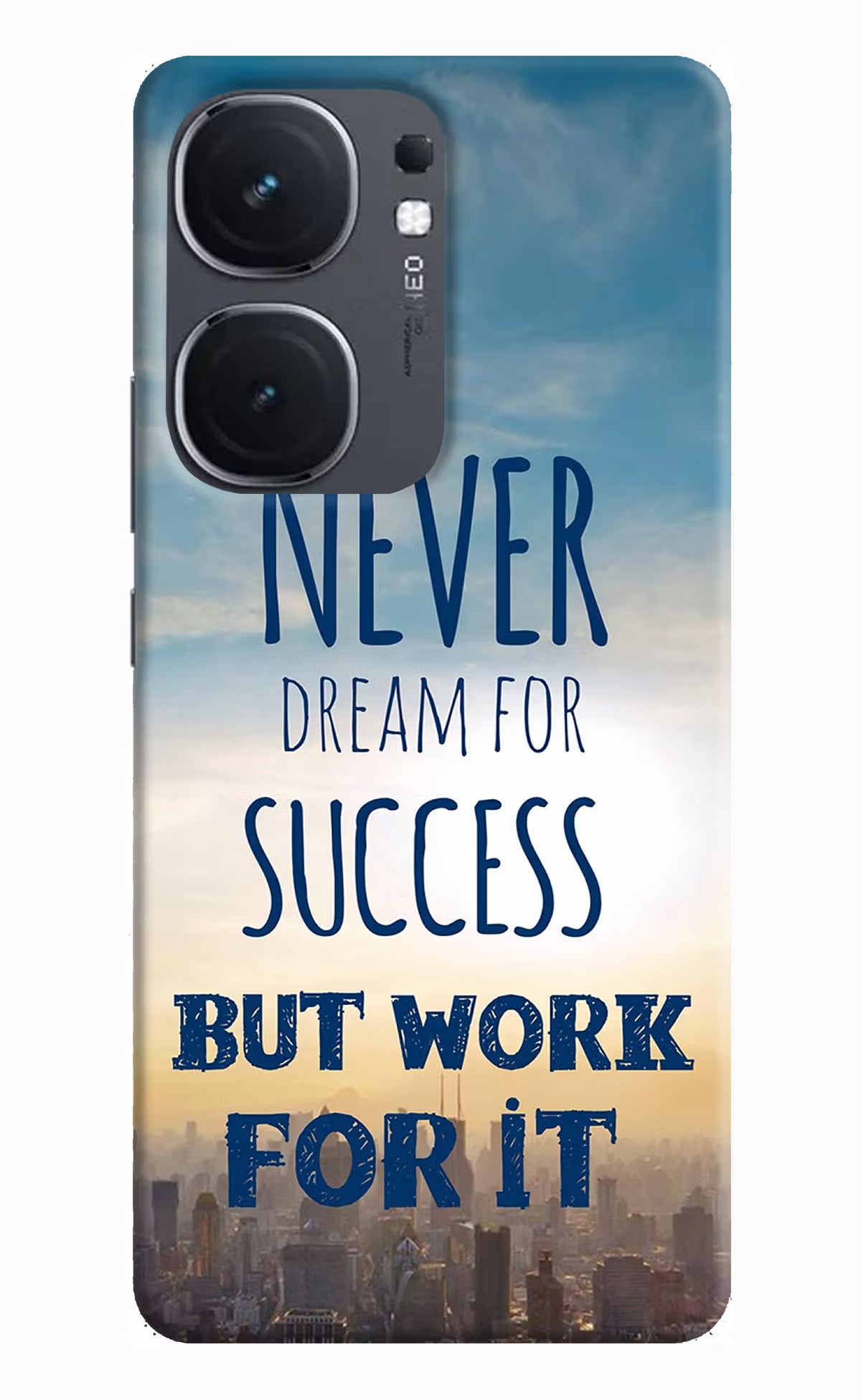 Never Dream For Success But Work For It IQOO Neo9 Pro Hard Case Back Cover by Casekaro
