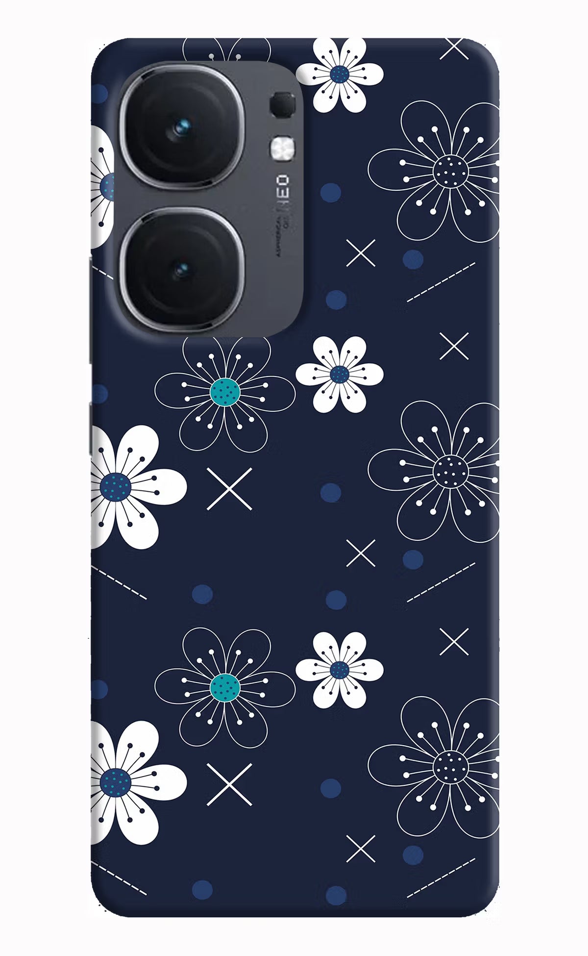 Flowers IQOO Neo9 Pro Hard Case Back Cover by Casekaro