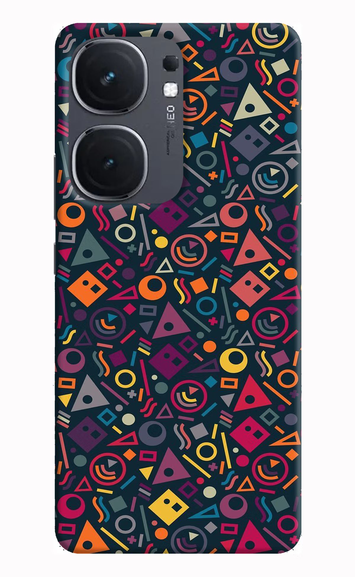 Geometric Abstract IQOO Neo9 Pro Hard Case Back Cover by Casekaro