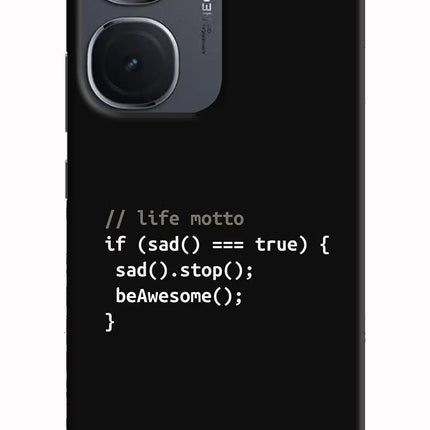 Life Motto Code IQOO Neo9 Pro Hard Case Back Cover by Casekaro