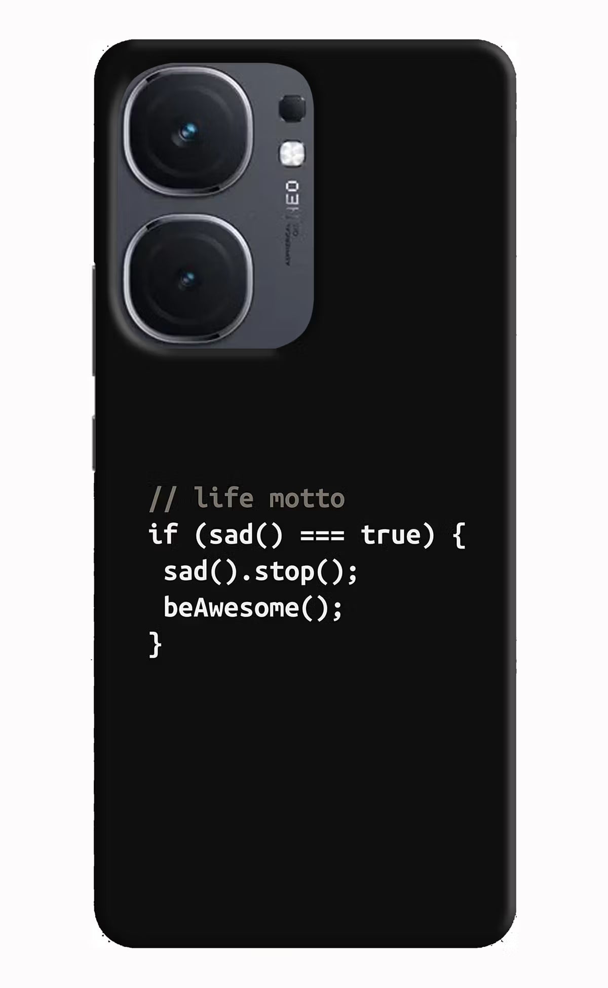 Life Motto Code IQOO Neo9 Pro Hard Case Back Cover by Casekaro