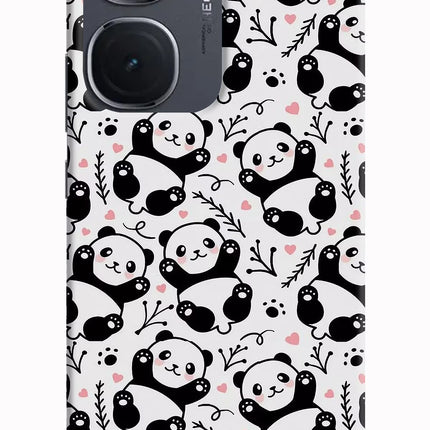 Cute Panda IQOO Neo9 Pro Hard Case Back Cover by Casekaro