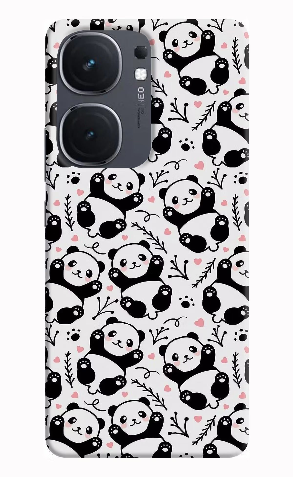 Cute Panda IQOO Neo9 Pro Hard Case Back Cover by Casekaro