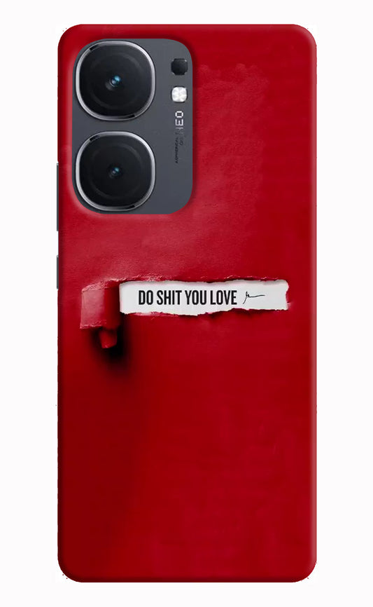 Do Shit You Love IQOO Neo9 Pro Hard Case Back Cover by Casekaro