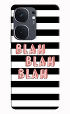 Blah Blah Blah IQOO Neo9 Pro Hard Case Back Cover by Casekaro