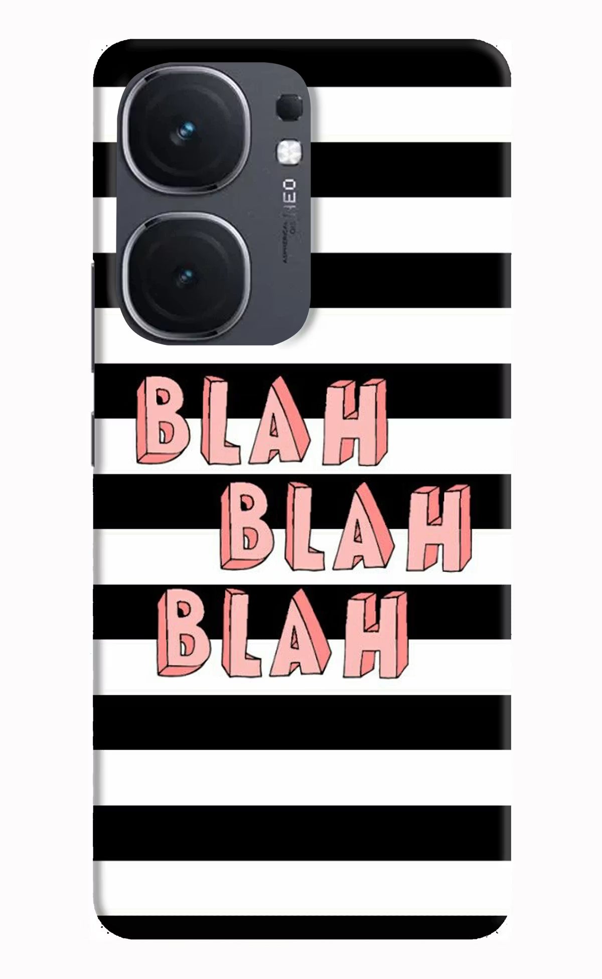 Blah Blah Blah IQOO Neo9 Pro Hard Case Back Cover by Casekaro