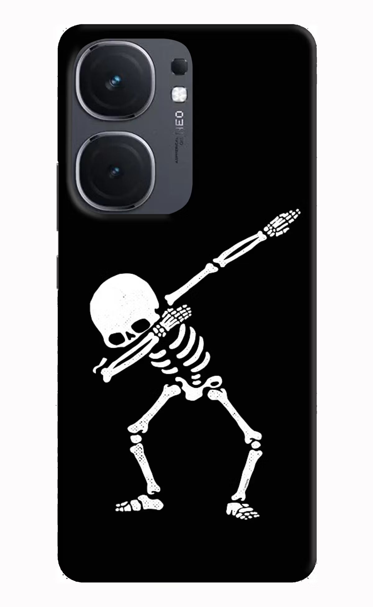 Dabbing Skeleton Art IQOO Neo9 Pro Hard Case Back Cover by Casekaro