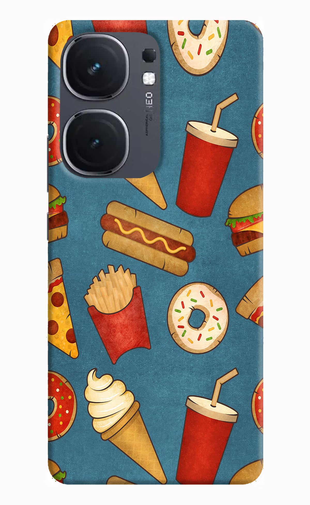 Foodie IQOO Neo9 Pro Hard Case Back Cover by Casekaro