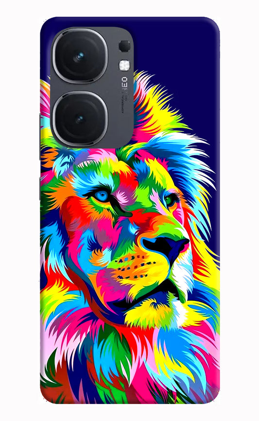 Vector Art Lion IQOO Neo9 Pro Hard Case Back Cover by Casekaro