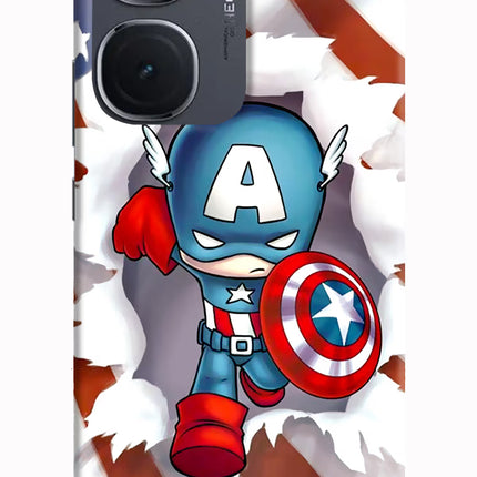 Captain America IQOO Neo9 Pro Hard Case Back Cover by Casekaro
