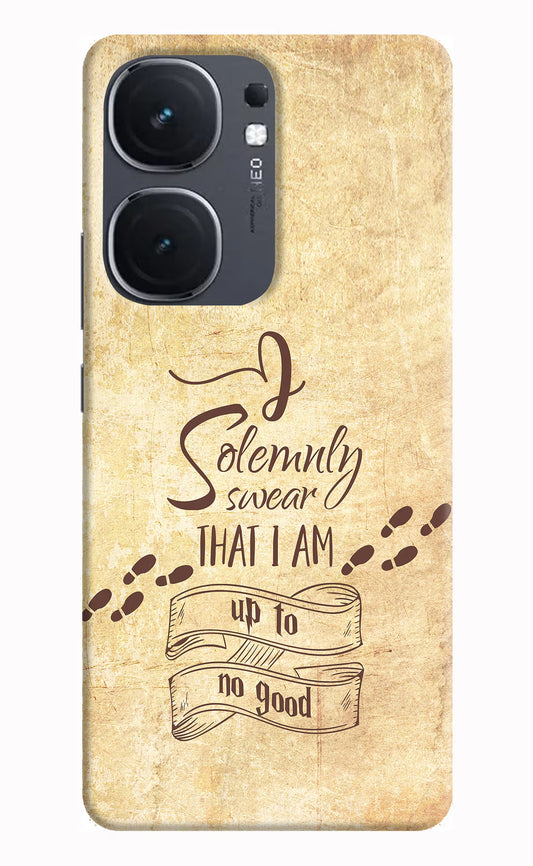 I Solemnly swear that i up to no good IQOO Neo9 Pro Hard Case Back Cover by Casekaro