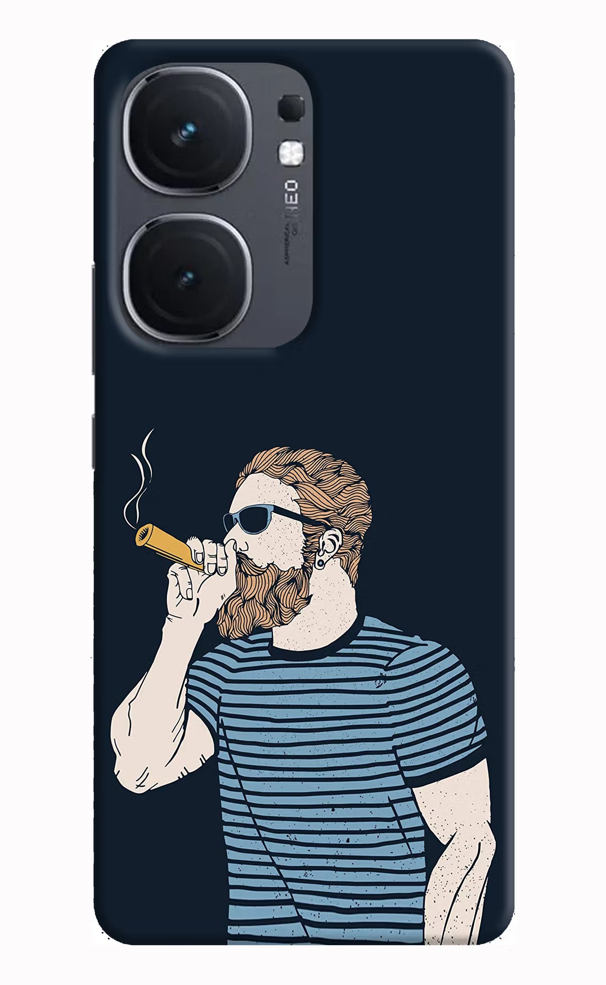 Smoking IQOO Neo9 Pro Hard Case Back Cover by Casekaro
