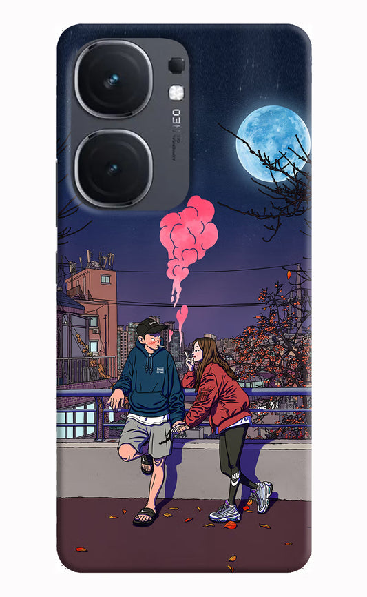 Chilling Couple IQOO Neo9 Pro Hard Case Back Cover by Casekaro