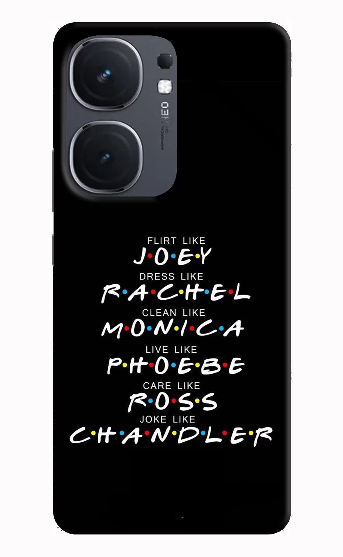 FRIENDS Character IQOO Neo9 Pro Hard Case Back Cover by Casekaro