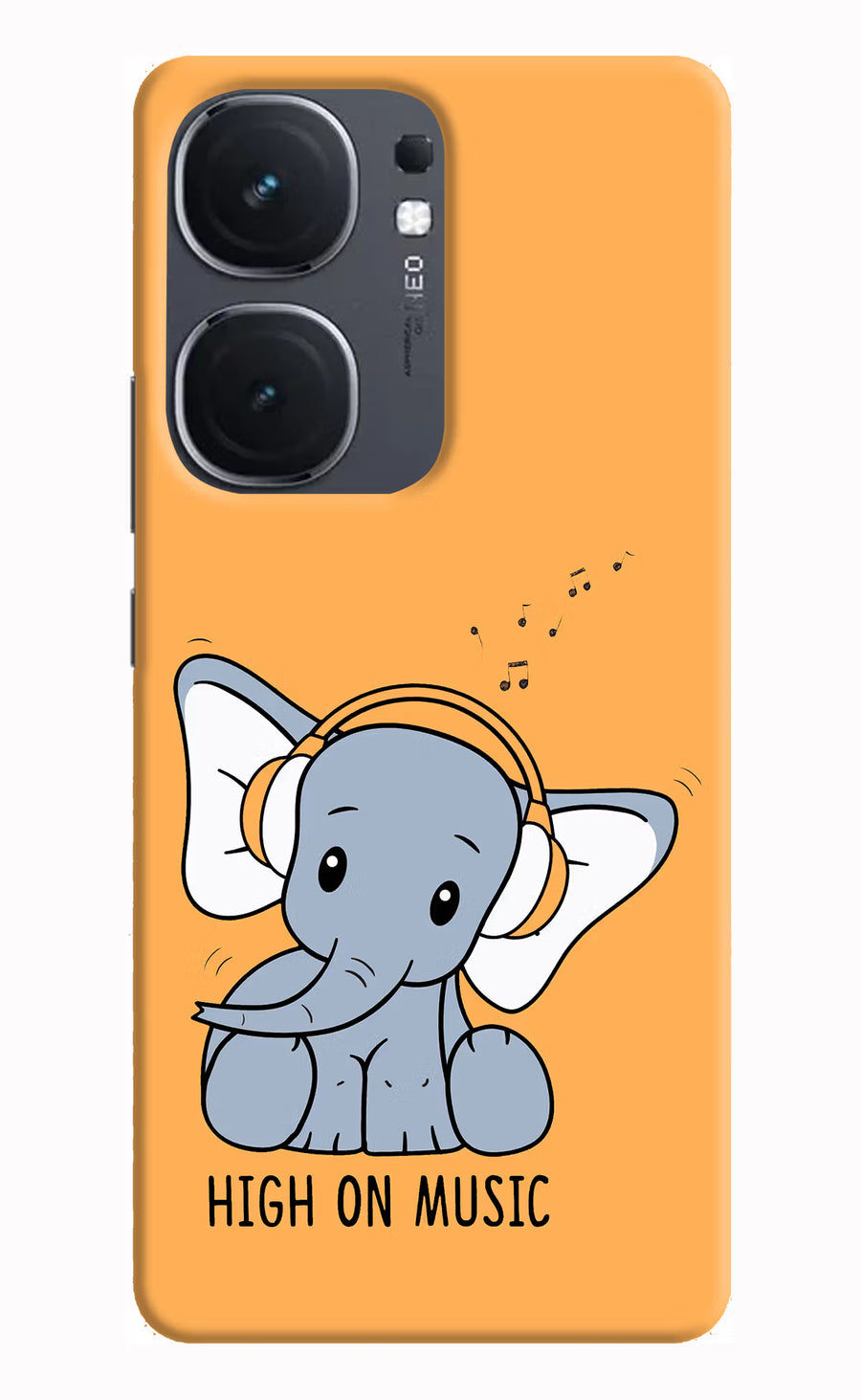 High On Music IQOO Neo9 Pro Back Cover, Hard case