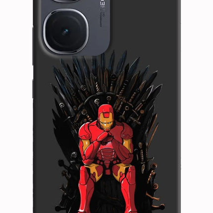 Ironman Throne IQOO Neo9 Pro Hard Case Back Cover by Casekaro