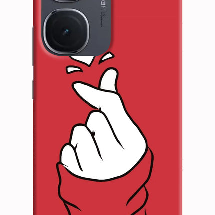 Korean Love Sign IQOO Neo9 Pro Hard Case Back Cover by Casekaro