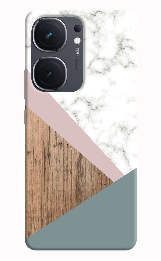 Marble wood Abstract IQOO Neo9 Pro Hard Case Back Cover by Casekaro