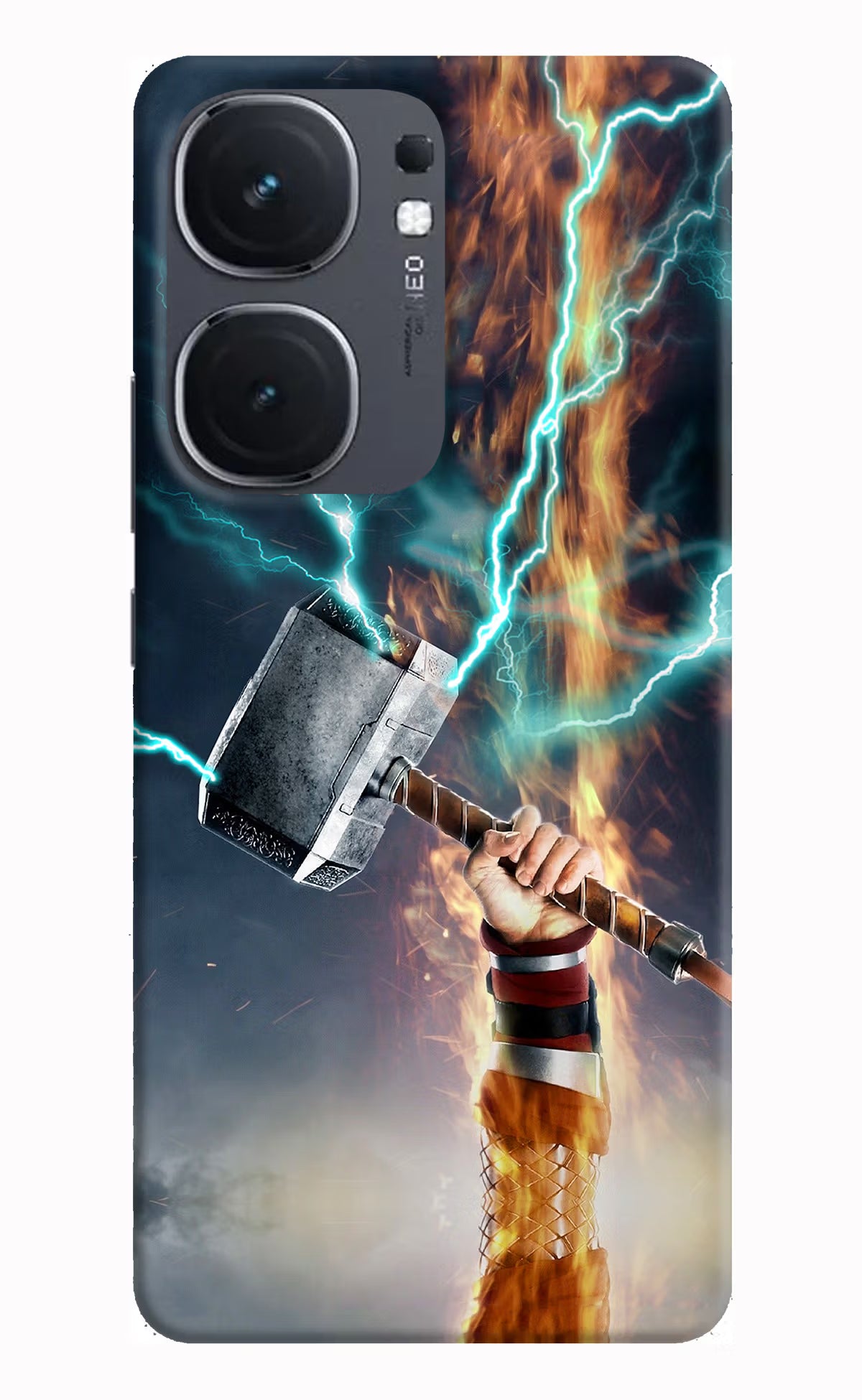 Thor Hammer Mjolnir IQOO Neo9 Pro Hard Case Back Cover by Casekaro